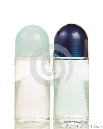 Two roll deodorants Stock Photo