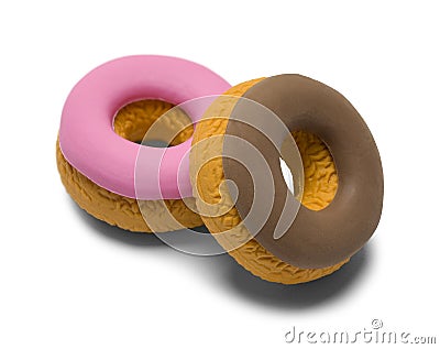 Two Rubber Donuts Stock Photo