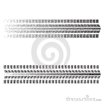 Dots tire tracks Vector Illustration