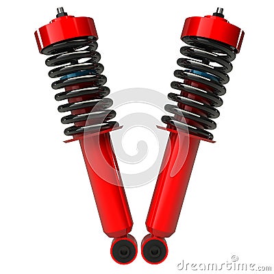 Two shock 3d Stock Photo