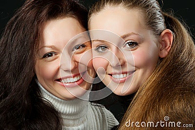 Two sisters Stock Photo