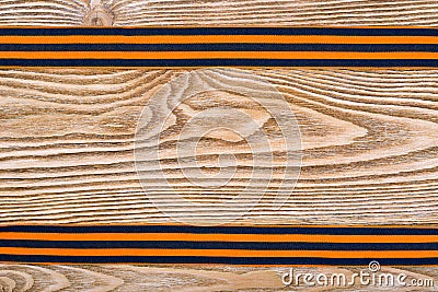 Two St. George ribbons Stock Photo