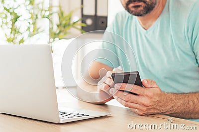 Two-step authentication and verification online account login concept Stock Photo