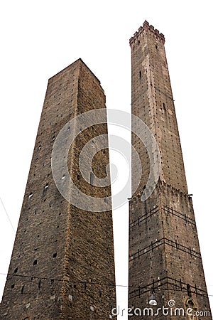 Two towers. Bologna, Italy Stock Photo