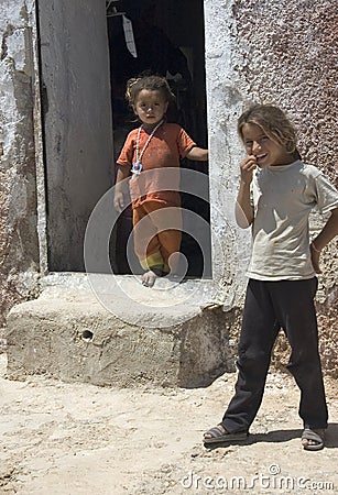 Two Turkish Children Editorial Stock Photo