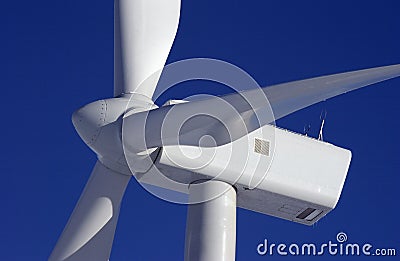 Two Wind Turbines Stock Photo