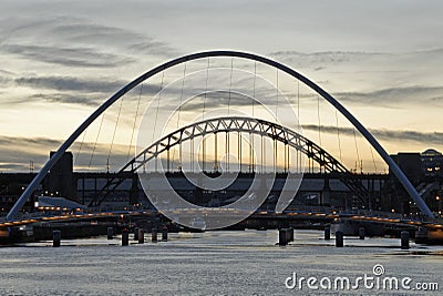 Tyne Bridge Stock Photo