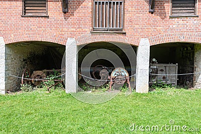 Tyneham farm Stock Photo