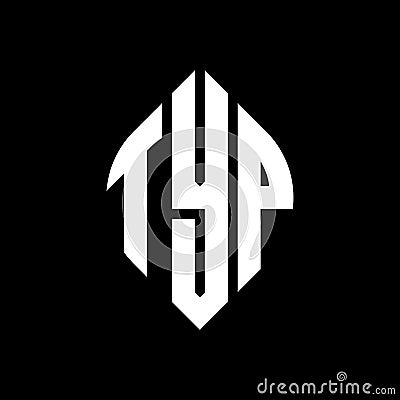 TYP circle letter logo design with circle and ellipse shape. TYP ellipse letters with typographic style. The three initials form a Vector Illustration