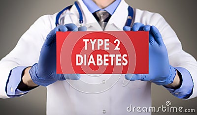 Type 2 diabetes Stock Photo