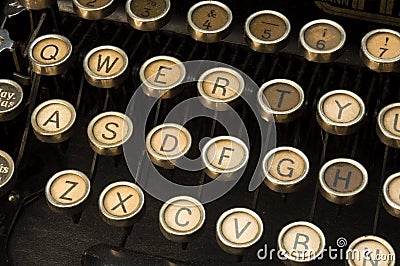 Typewriter Stock Photo