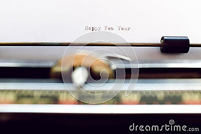 Happy New Year Stock Photo
