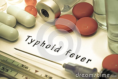 Typhoid fever Stock Photo