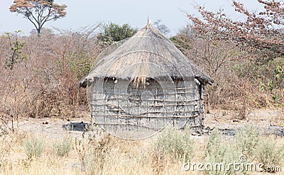 Typical african house Stock Photo