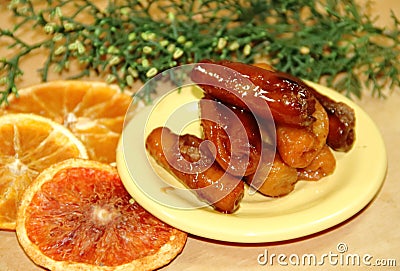 Typical andalusian dessert that is prepared for Christmas and Easter Stock Photo