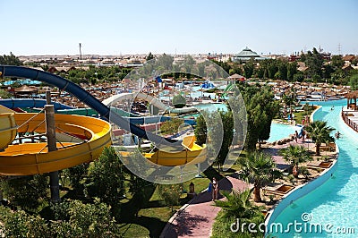 A typical Aqua Park Editorial Stock Photo