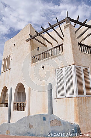 Typical architecture at Gata cape national park (Spain) Stock Photo