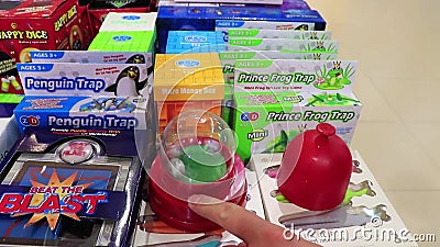Typical Asian Funny Souvenirs Dice Toys in Bangkok Airport Thailand Stock  Video - Video of colorful, happy: 226528047