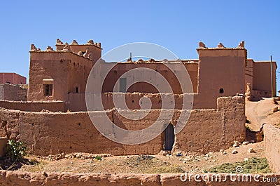 Typical berber house, Morocco Stock Photo