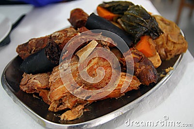 Typical cocido in Sao Miguel Island in Azores Stock Photo