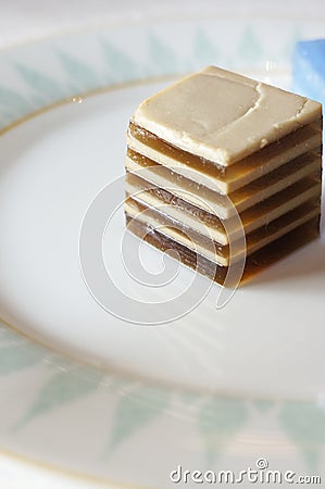 Coffee jelly Stock Photo