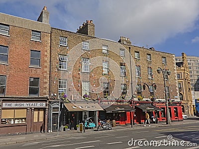 Typical Irish pubs in Dublin, Ireland Editorial Stock Photo