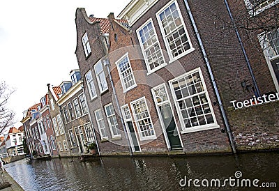 Delft canals Editorial Stock Photo