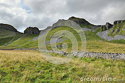 Typical English countryside landscape Stock Photo