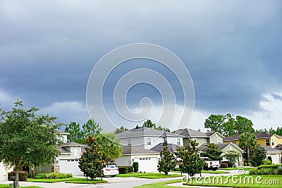 A typical Florida house Editorial Stock Photo