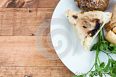 Typical food and fresh Moroccan Stock Photo