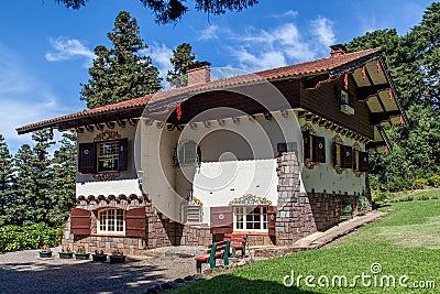 Typical German House Gramado Brazil Editorial Stock Photo