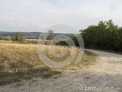 Hills in Oltenia Stock Photo