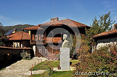 Traditional house in Bulgaria Stock Photo