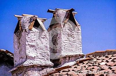 Typical House in Mugla, Turkey Stock Photo