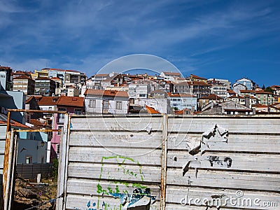 Typical Houses in Coimbra, Portogallo Stock Photo