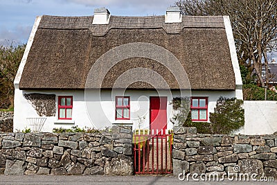 Typical Irish Ancient house Stock Photo