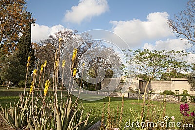 Kibbutz, Israel Kibutz Haogen Emek-Hefer Stock Photo