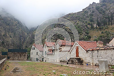 A typical mediterranean village Stock Photo