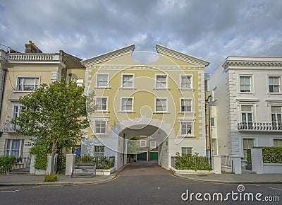 Typical Mews in Notting Hill, London Stock Photo