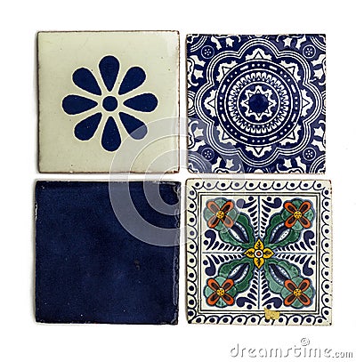 Typical mexican tile Stock Photo