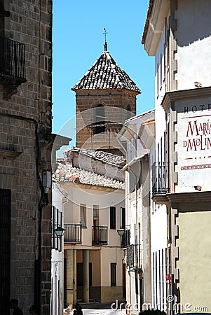 Typical Old Town Street, Ubeda, Spain. Editorial Stock Photo