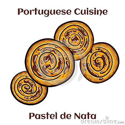 Typical Portuguese custard pies - 