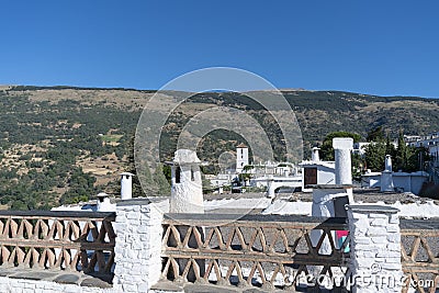 Typical roof of the houses of southern Spain Stock Photo