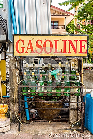 A typical scene in Karon Phuket Thailand Editorial Stock Photo