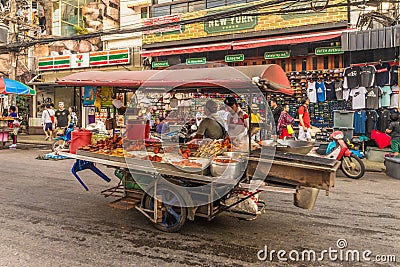 A typical scene in Patong Thailand Editorial Stock Photo