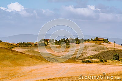 Typical Tuscany landscape Stock Photo