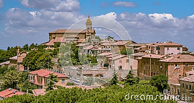 Typical Tuscany village Stock Photo