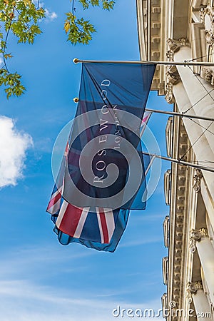 A typical view in London Editorial Stock Photo