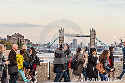 A typical view in london Editorial Stock Photo