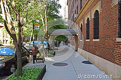 Typical View of Manhattan Midtown to the East of Central Park Editorial Stock Photo